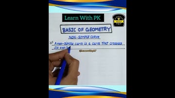 Types of Curve (Non-Simple Curve) #maths #geometry #shorts #shortsfeed #explore Basic of Geometry