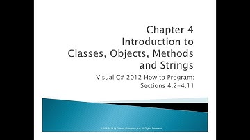Introduction to Classes, Objects, Methods & Strings
