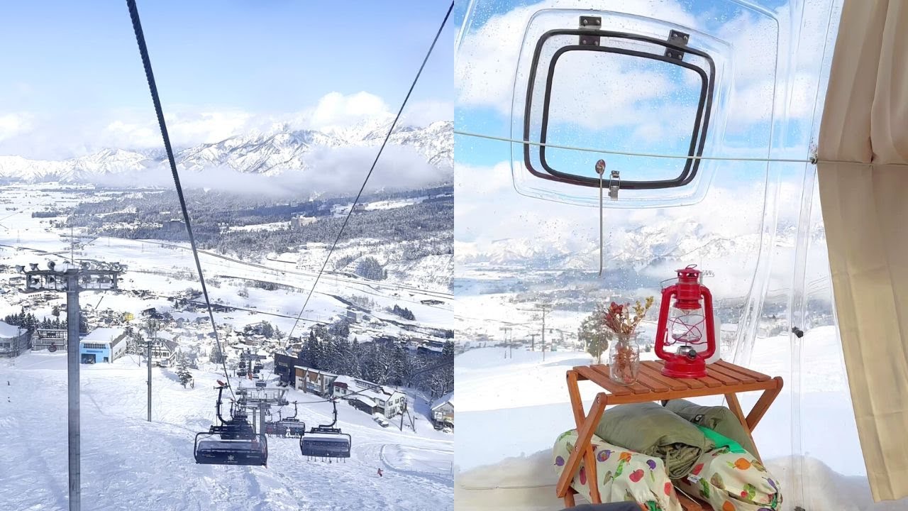 Snow Glamping & Beginner-Friendly Ski Resort 🏂❄️ Niigata, Japan