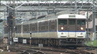 JR西日本 115系広島更新色8連(N-04+R-02) 広島~横川 2012.7