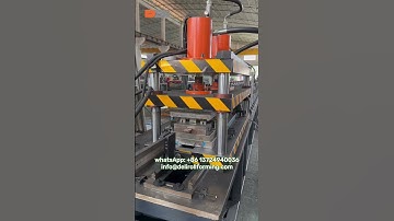 Drawer slide telescopic channel outer channel roll forming machine #machine #drawerslide