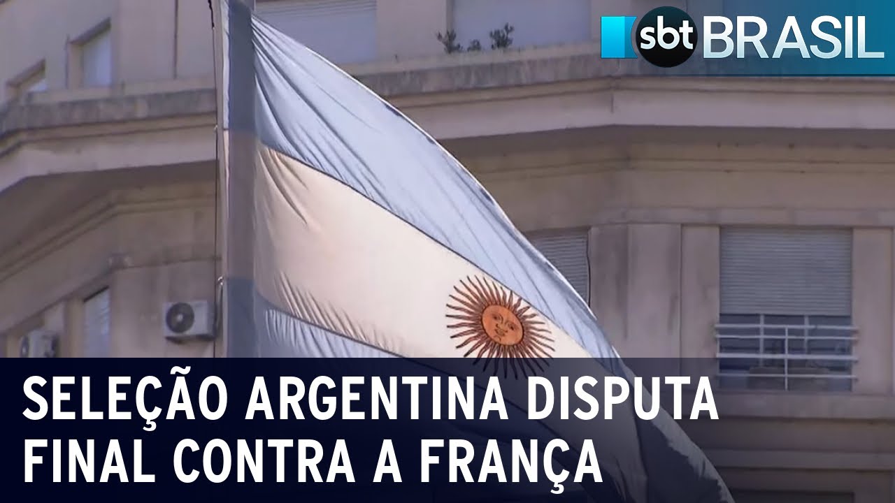 Argentina pode encerrar jejum de 36 anos caso vença a França no Mundial | SBT Brasil (17/12/22)