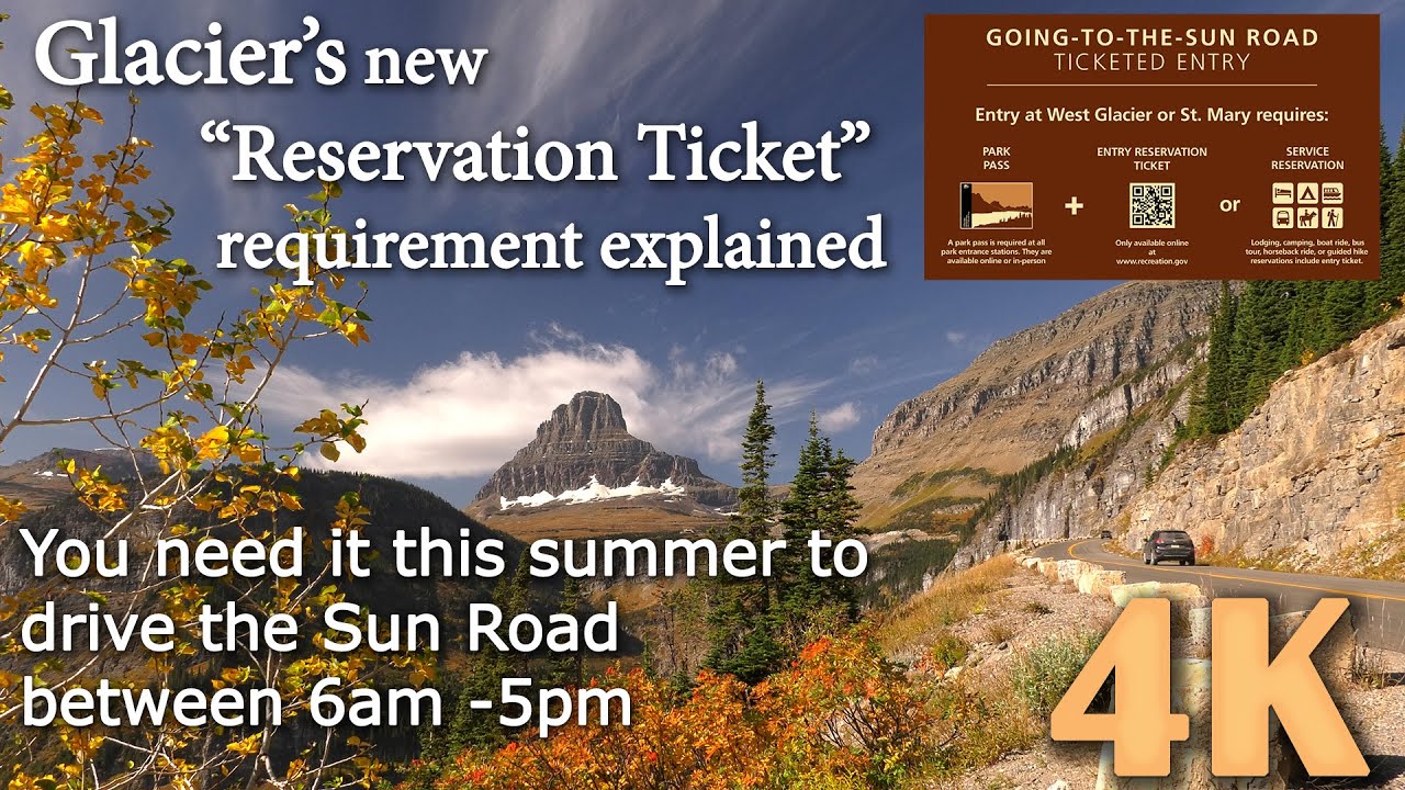 Watch Before Your Glacier National Park Trip. Reservation Ticket Requirement Explained.