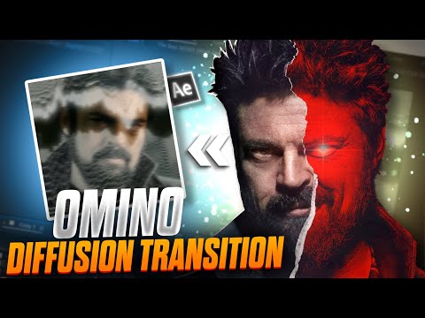Omino Diffusion Transition | After Effects Tutorial #transitiontutorial 