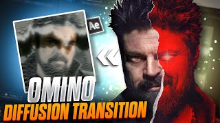 Omino Diffusion Transition | After Effects Tutorial #transitiontutorial 