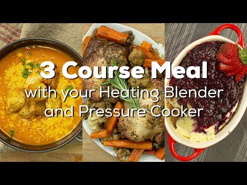 3 Course Meal: Pressure Cooker Edition