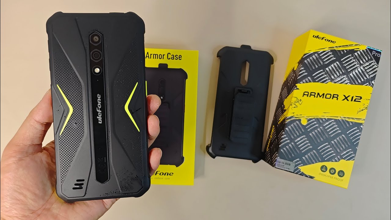 Ulefone Armor X12Pro, 5.45 Inch Small Size Rugged Phone Hands On +  Waterproof Test Video 