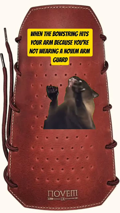 Wear the best guards. Order yours today. #novem #novemgear #archery #armguards