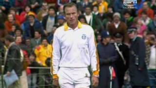 Controversial 1981 Springbok dropgoal to tie the NZ Maori