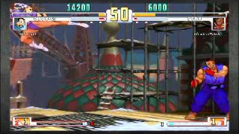 SF3 ranked match Sean vs Orthodox Chun-li