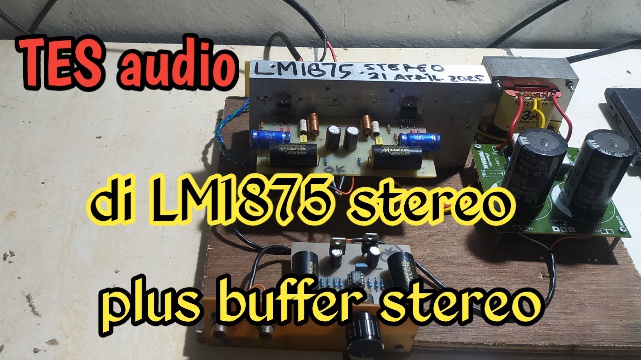 tes audio gainclone lm1875 stereo