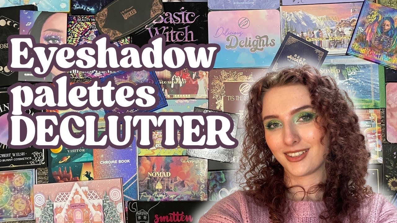 BIG Eyeshadow palettes DECLUTTER for 2025