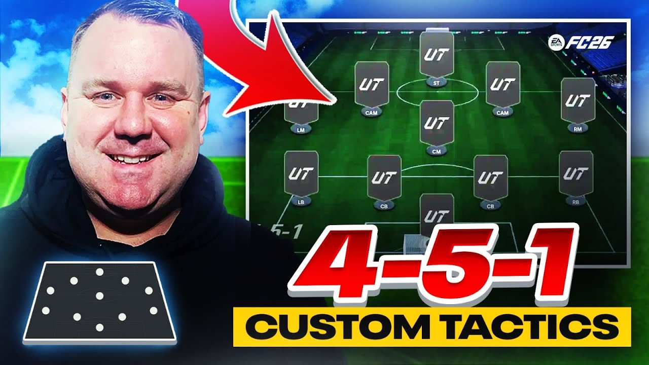 FC26 - THE BEST 451 CUSTOM TACTICS AND PLAYER ROLES!!