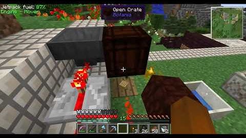 Automate Botania Endoflame using only Vanilla components - Minecraft Minute