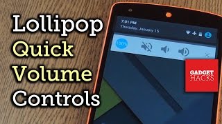 Control Media Volume Directly from Your Notification Tray on Lollipop [How-To] screenshot 1