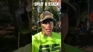Huge Red Oak Tree, Split and Stacked.  Start to Finish. Wealth