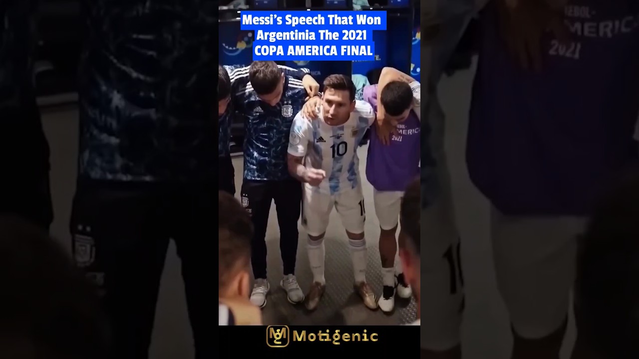 Messi's Inspiring Words That Unleashed Argentina's Copa America Victory | 2021