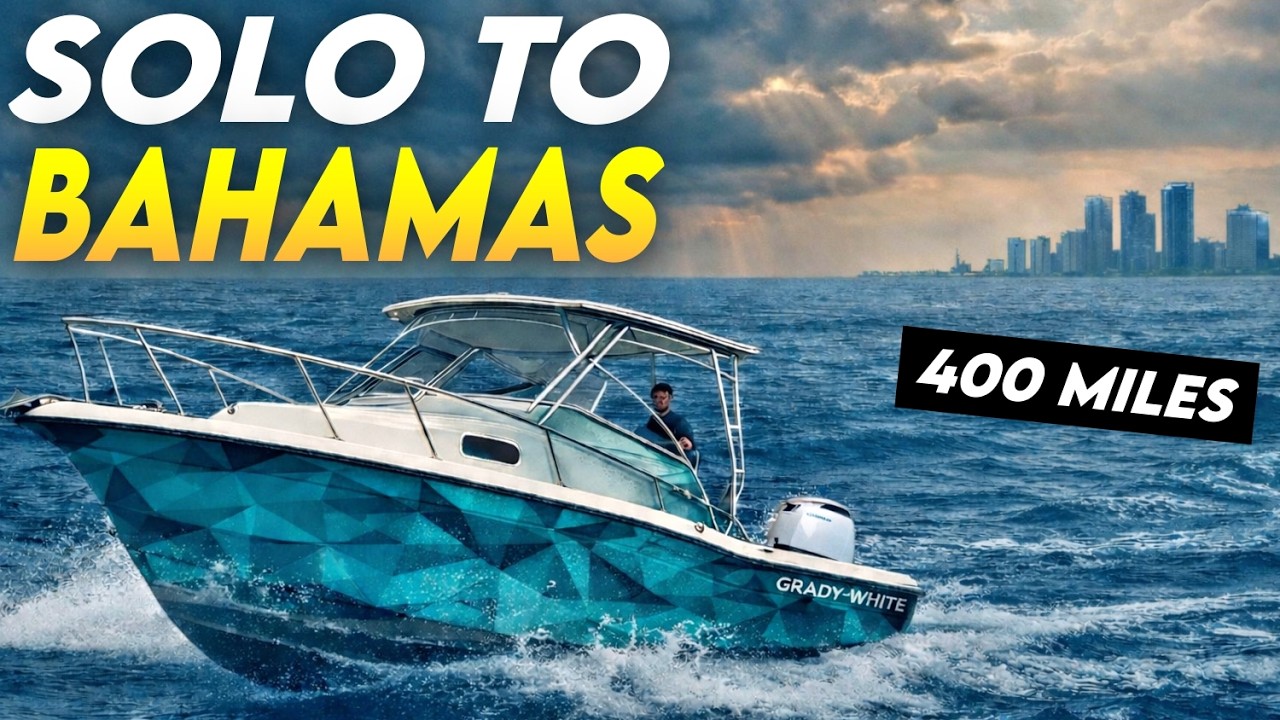 FLORIDA to BAHAMAS on a SINGLE ENGINE Boat… (400 Miles)