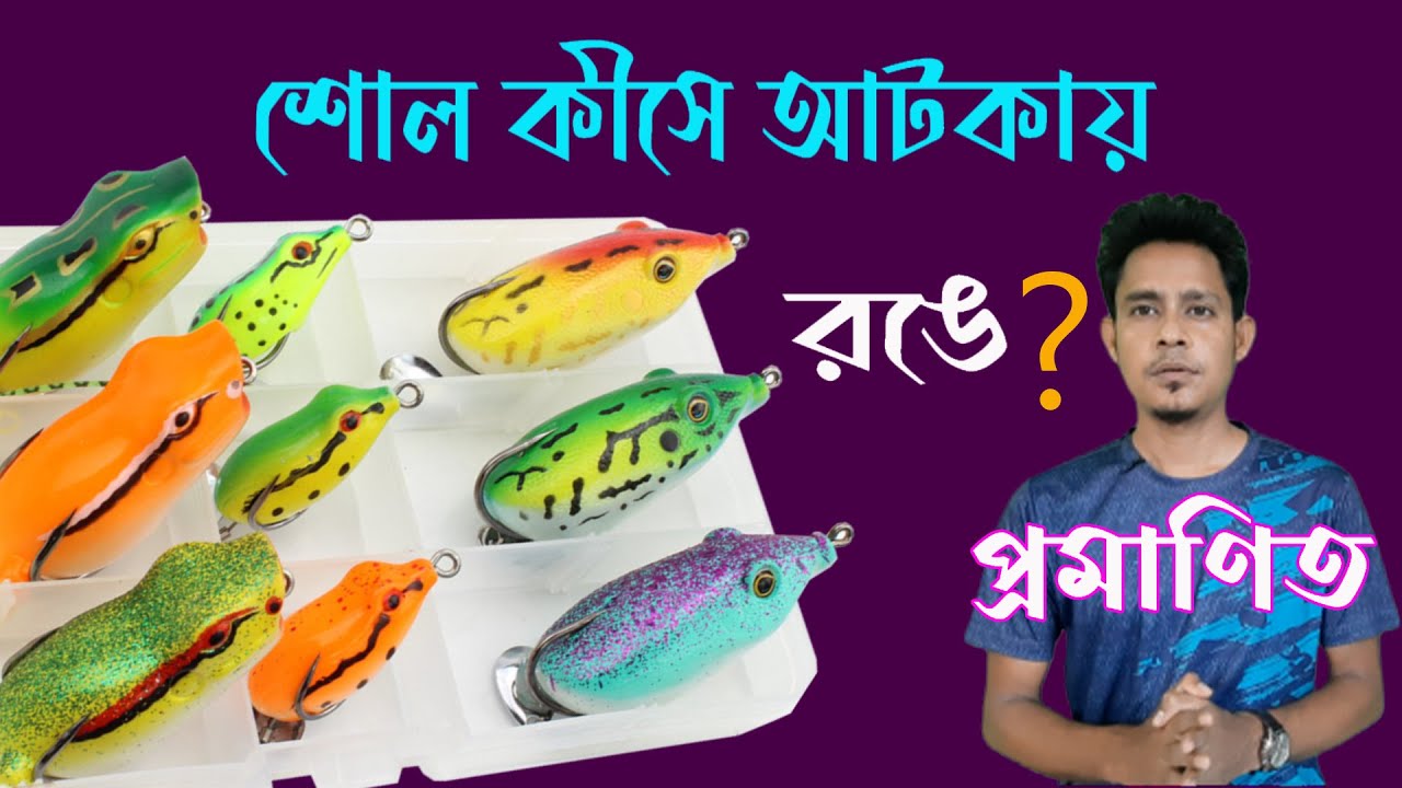 Frog lure color matter? Best lure fishing tips প্রমান দেখে নিন