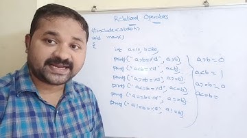 relational operators in c language