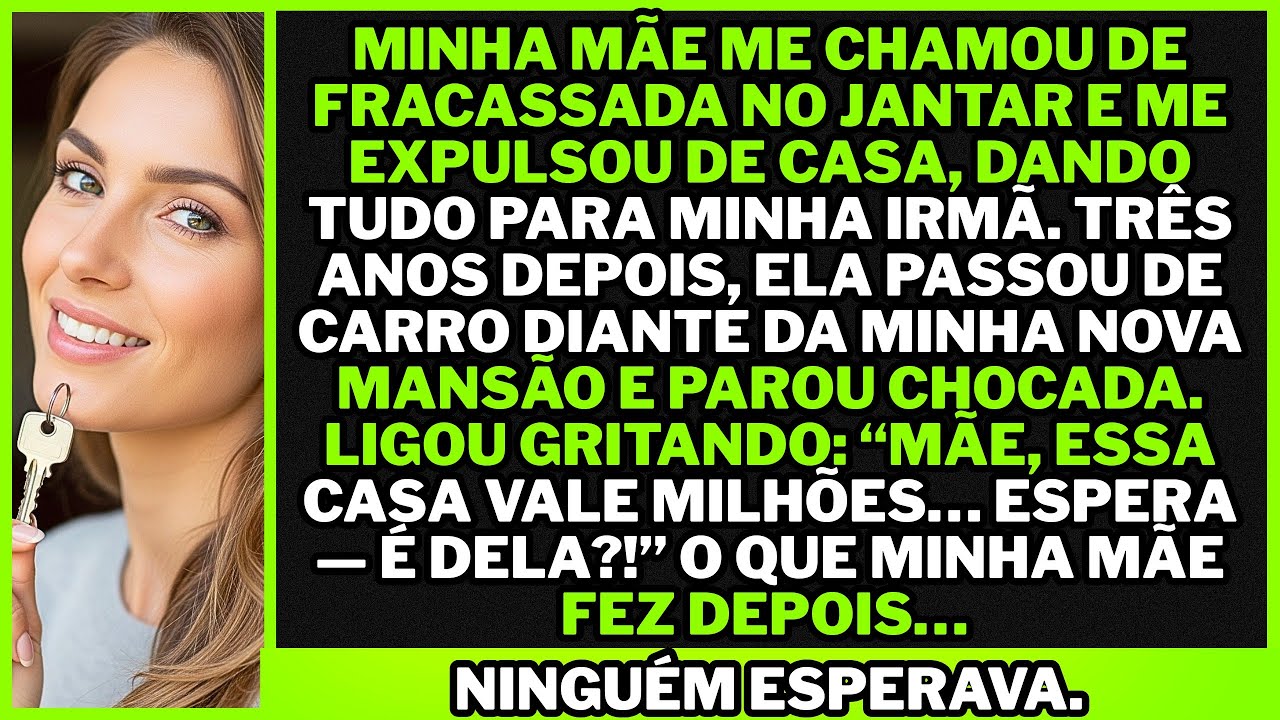 Minha mãe me tirou de casa no jantar e deu tudo à minha irmã — mas a escritura dizia outro nome.