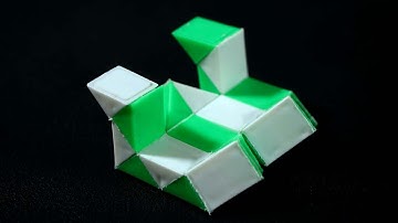 How to make Two Ducks using Snake Cube-24 Blocks