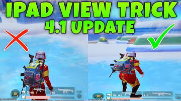How to Unlock Ipad View in 4.1 Update PUBG/Bgmi All Device Working in ✅ | ipad view pubg mobile 4.1 