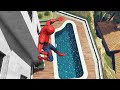 Gta 5 water ragdolls  spiderman jumpsfails ep16 euphoria physics  funny moments