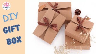 DIY gift box/ Gift box without glue box / DIY gift wrapping