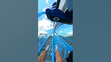 Riding the TALLEST INVERTED roller coaster