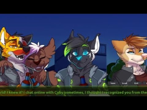 amorous furry dating game skye shower