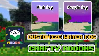 Customize Water Fog Using Crafty Addons. ( Addons / Skins / Maps for MCPE ) screenshot 5