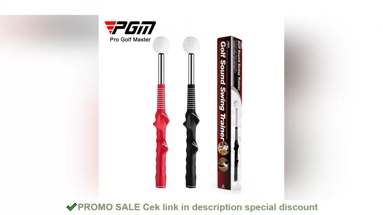 PGM Golf Retractable Swing Practice Stick Indoor Golf Sound Assistant Practitioner HGB022