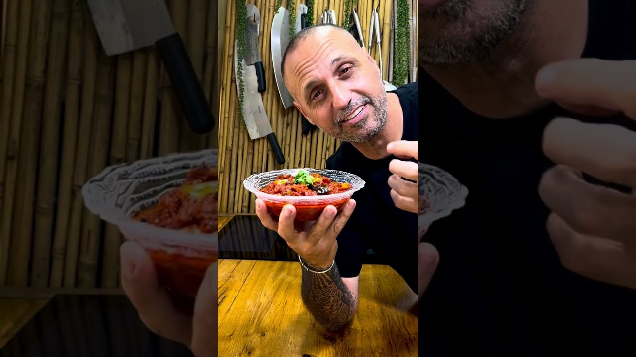 מטבוחה חצילים הסלט המושלם לכריך שישי .באהבה לכולם תומר תומס חבר שלכם