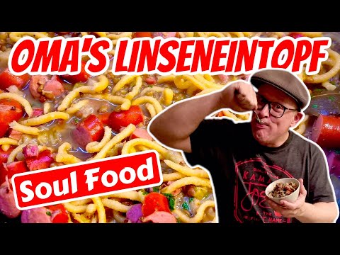 OMAS LINSENEINTOPF MIT SPÄTZLE | Dutch Oven Rezept | @Grillrost.com Grill & Chill / BBQ & Lifestyle