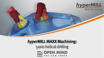 hyperMILL MAXX Machining: High-Performance-Drilling | GROB | Mikron | CAM-Software |