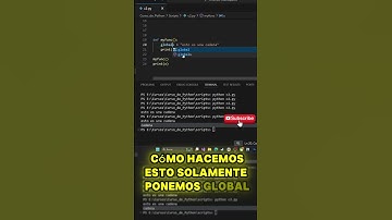 Variables Globales y Locales #Python #Programación #CursoPython #ResumenEnVivo