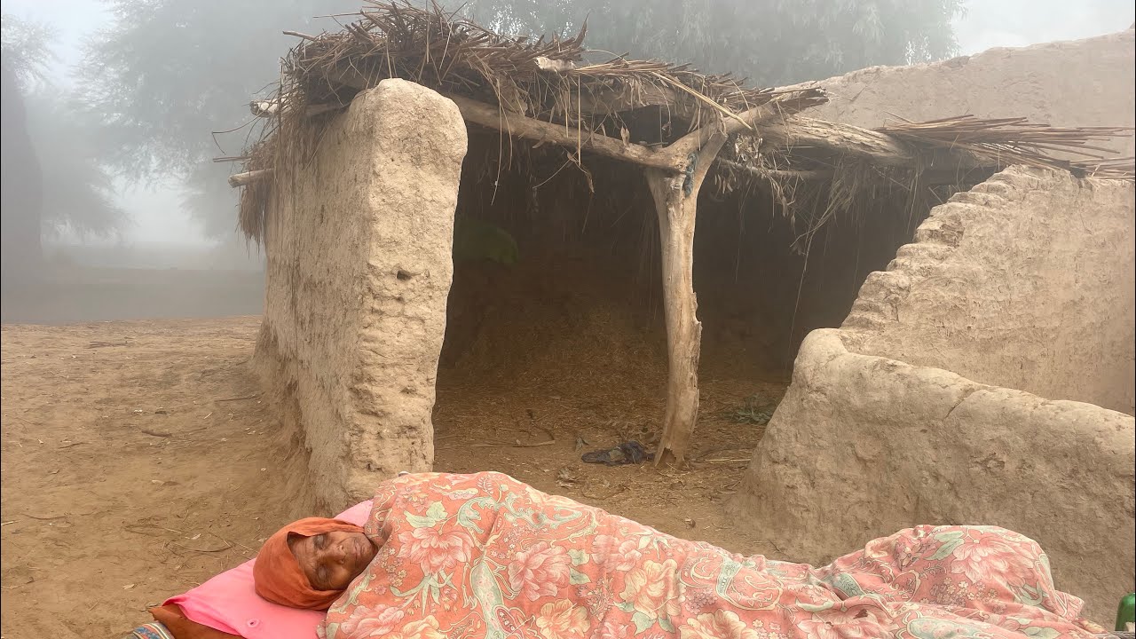 Village Women Morning Routine In Winter Fog Pakistan || Village Life Pakistan || Desert Cooking 