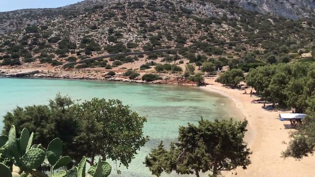 Platis Gialos beach Lipsi Greece