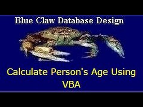 VBA Age Method Example