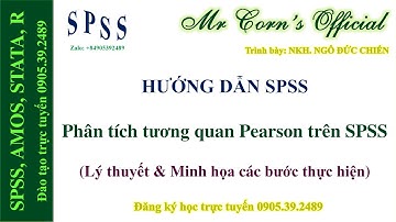 01.04.2022 Hướng dẫn SPSS | Phân tích tương quan Pearson trên SPSS (Lý thuyết & Các bước thực hiện)