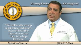 Spine Care Center - Always Seek a Second Opinion for Your Back Neck or Spine Pain
