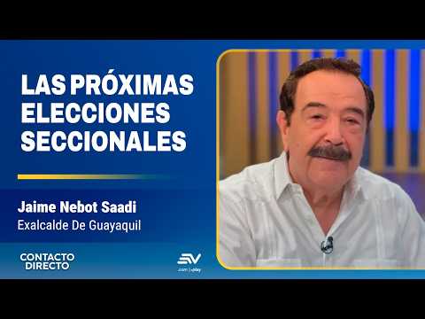 The Upcoming Local Elections - Interview with Jaime Nebot Saadi | Contacto Directo | Ecuavisa