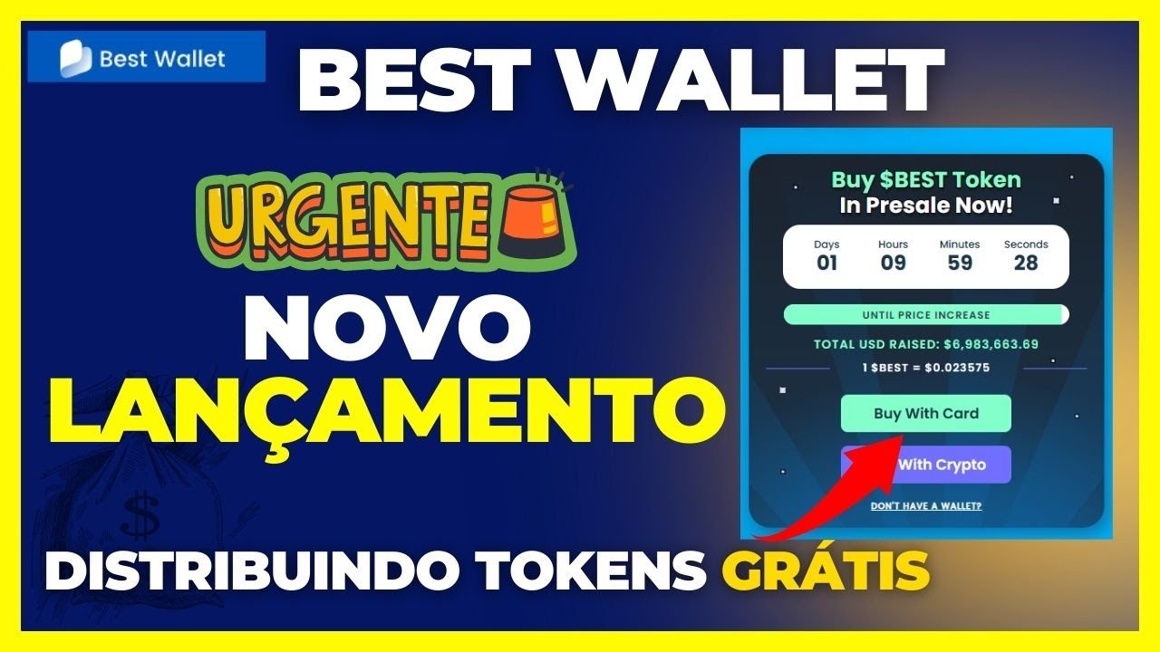 🚀 BEST WALLET : A MELHOR CARTEIRA MULTICRIPTO? AIRDROP + PREVENDA E POTENCIAL DE 3.900%! 🔥💰