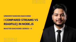 I Compared Streams vs readFile() in Node.js | Streams vs Traditional File Handling Benchmark