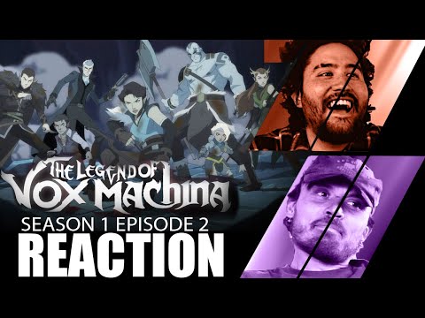 The Legend of Vox Machina 1x2 REACTION! "The Terror of Tal'Dorei Part 2"