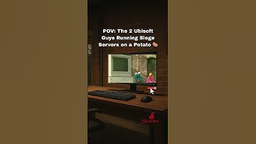R6 POV The 2 Ubisoft Guys Running Siege Servers on a Potato🥔#rainbowsix#r6#gamingshorts #r6hub#memes