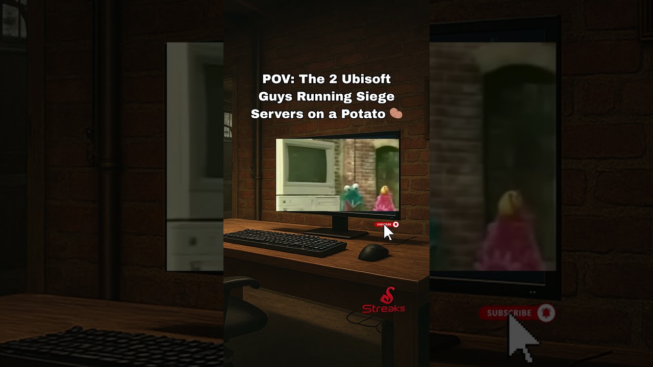 R6 POV The 2 Ubisoft Guys Running Siege Servers on a Potato🥔