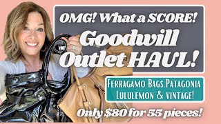 I Can't Believe I Found These Bags! Incredible Goodwill Outlet Haul! Ferragamo for Ebay & Poshmark