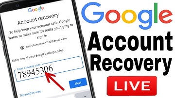 how to recover 8 digit backup code | email recovery kaise kare | 2 step verification gmail recovery